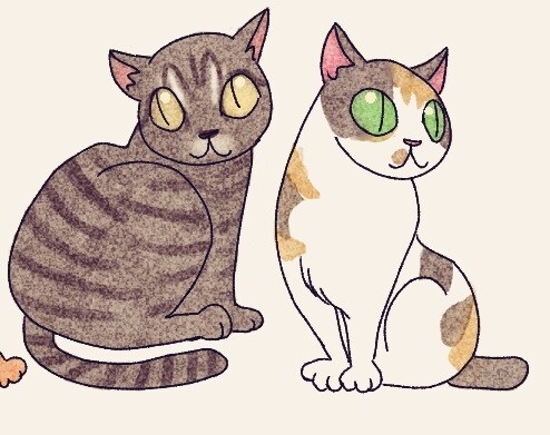 猫、ペットや人物のアイコン、挿絵を描きます ゆるっとした可愛いイラストならお任せください。 イメージ3
