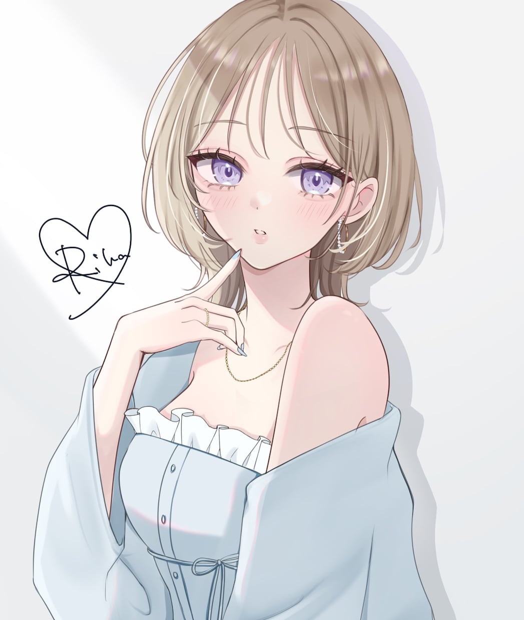 商用利用込み！可愛い女の子描きます 配信画面、サムネ、歌みた、キャラデザなどご相談ください。 イメージ3