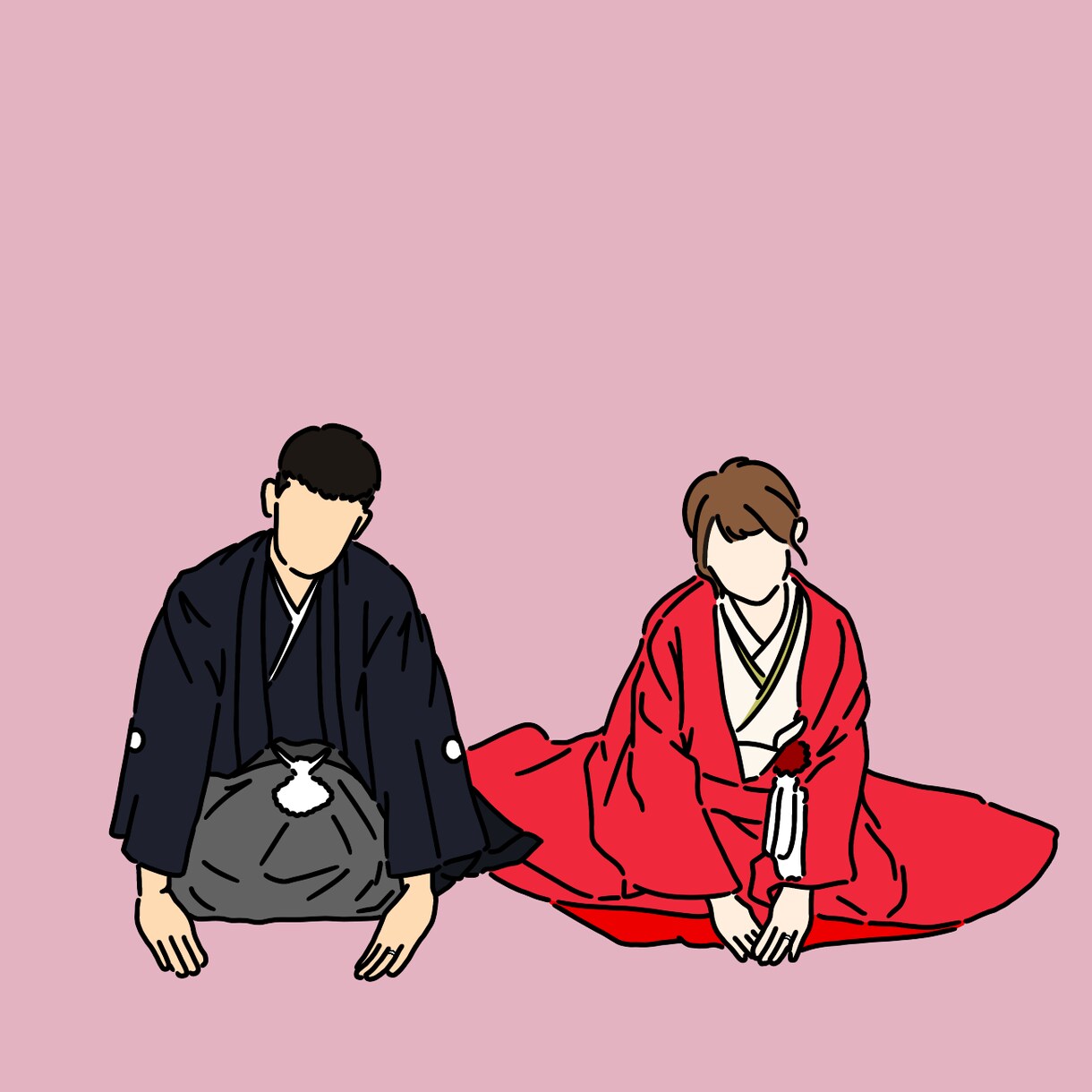 結婚式や記念日などをイラストでお届けします あなたの特別な日を彩る、心に残る1枚を。 イメージ6
