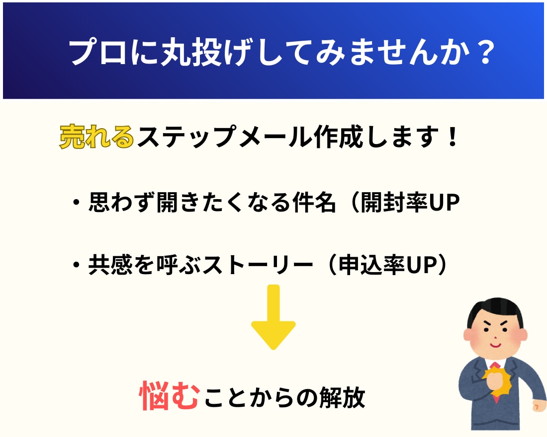 読まれて売れるメルマガ・ステップメール作成します 思わず行動したくなる「売れる仕組み」を試してみませんか？ イメージ7