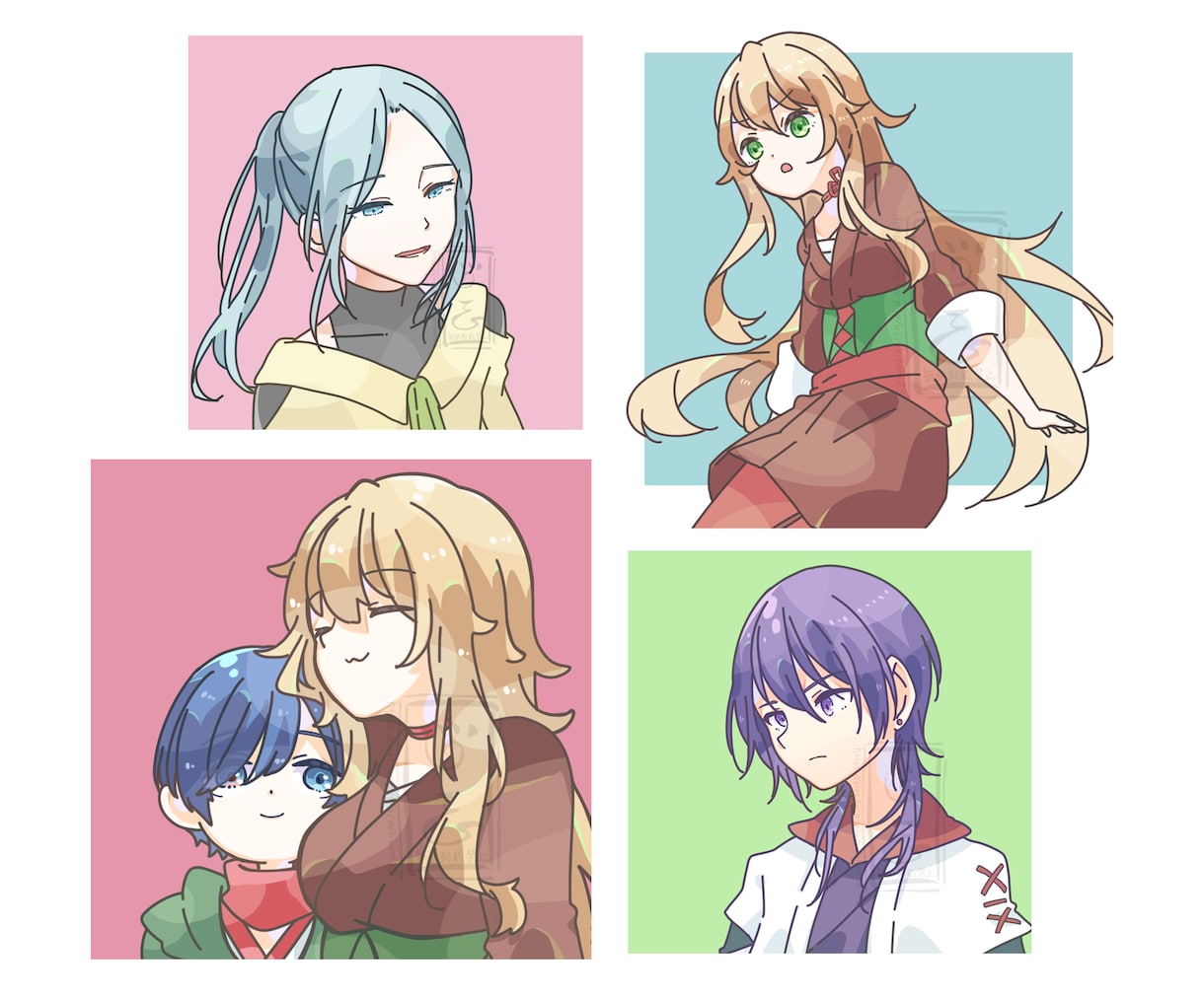 やわらかなイラストをお届けします アイコンやキャラクターイラスト等お描きします。 イメージ5