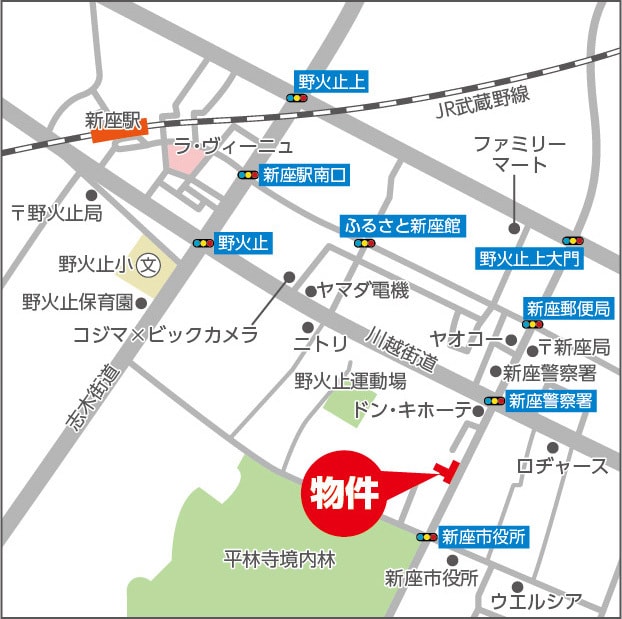 チラシや名刺等へ掲載する地図を幅広く制作します 店舗地図・現地案内図等必要な方にオススメ イメージ3