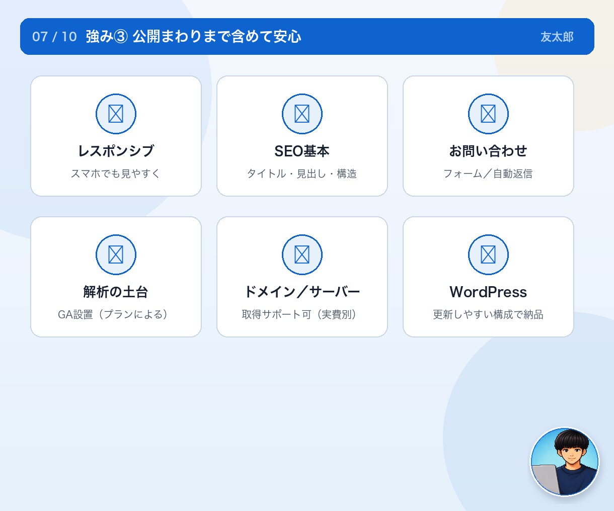 5社限定｜プロ仕上げの高クオリティHPを制作します AI時代に差が出る、プロが仕上げる高クオリティHP イメージ7