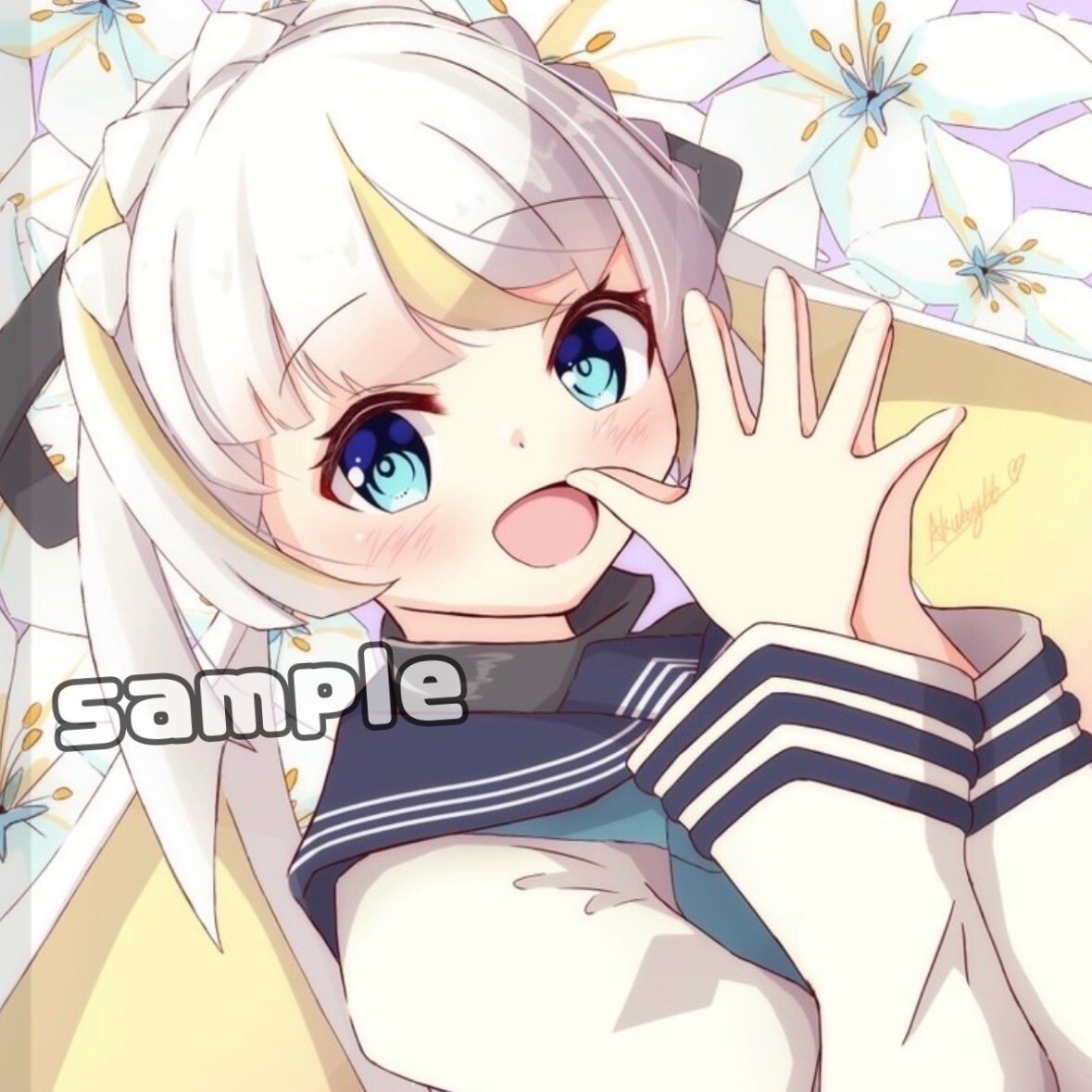 アイコンやサムネに★可愛い女の子のイラスト描きます ココナラ初心者ですが宜しくお願いします。 イメージ3