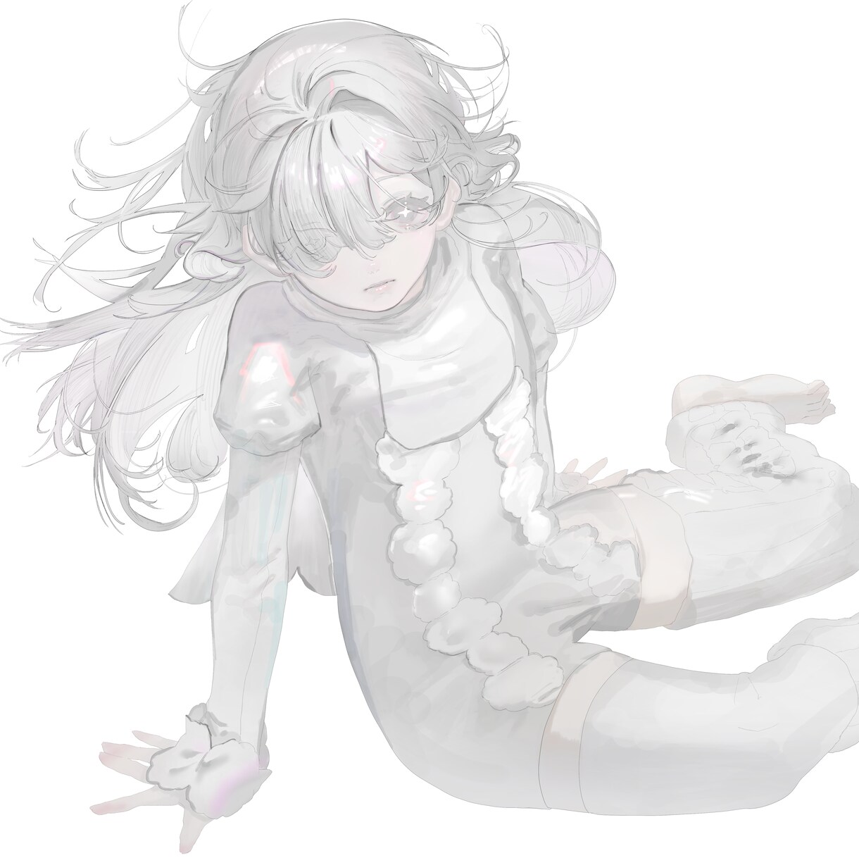 人物イラスト、透明感のあるイラストを描きます キラキラとしたテイストが特徴です。 イメージ1