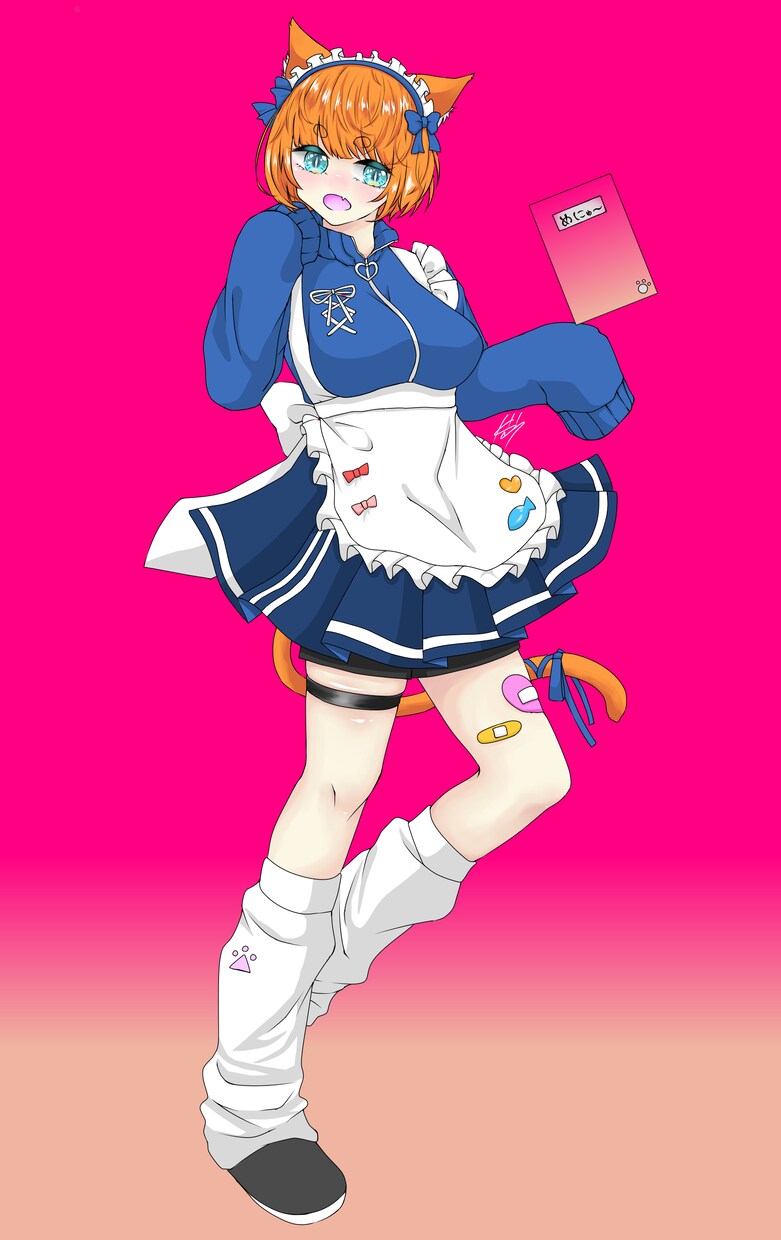 キャラクター立ち絵描きます 立ち絵のみの作成となりますので3面図対応しておりません イメージ1