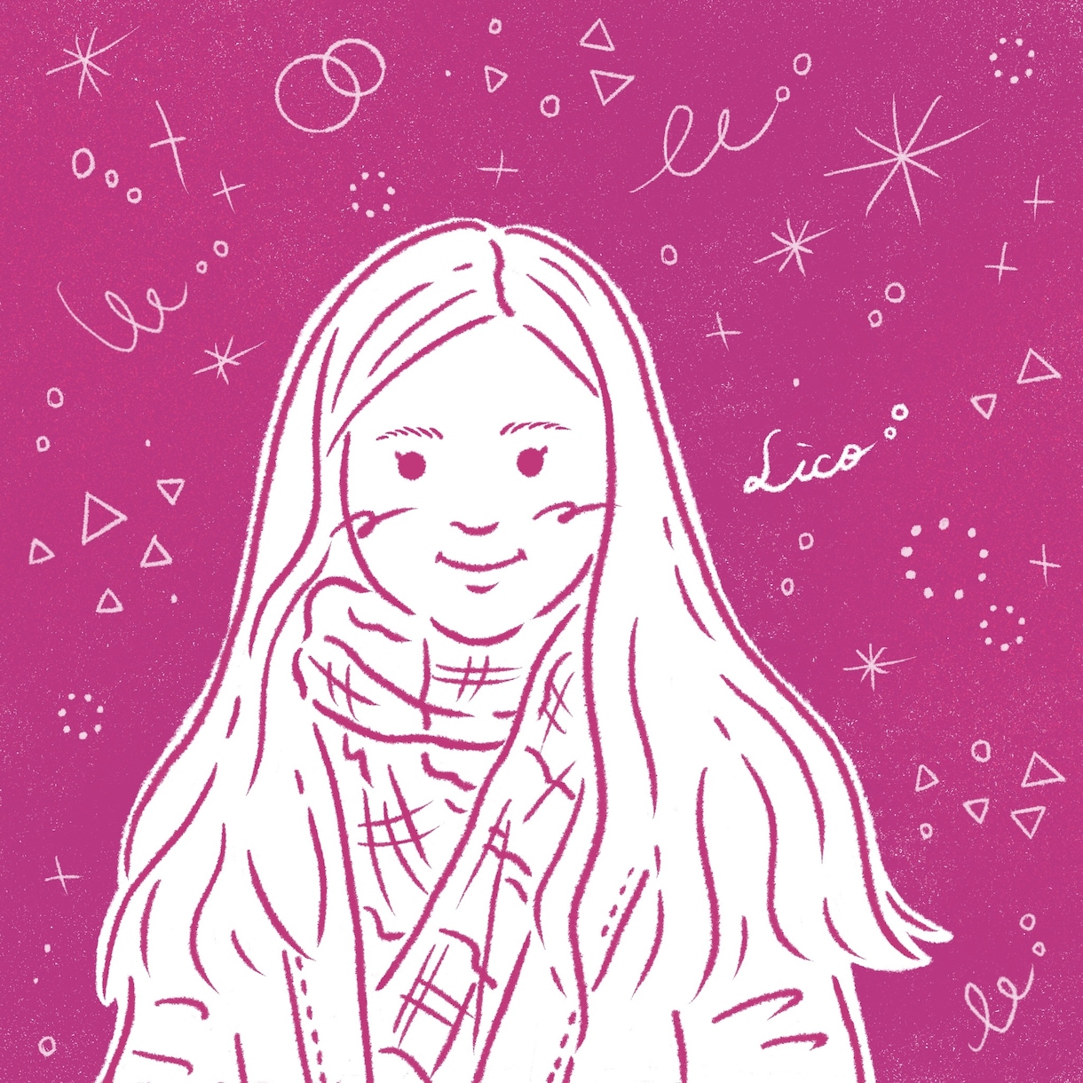 インク・色鉛筆風＊似顔絵アイコン・イラスト描きます 名入れ無料！SNSにおしゃれでポップなアイコンを♪ イメージ8