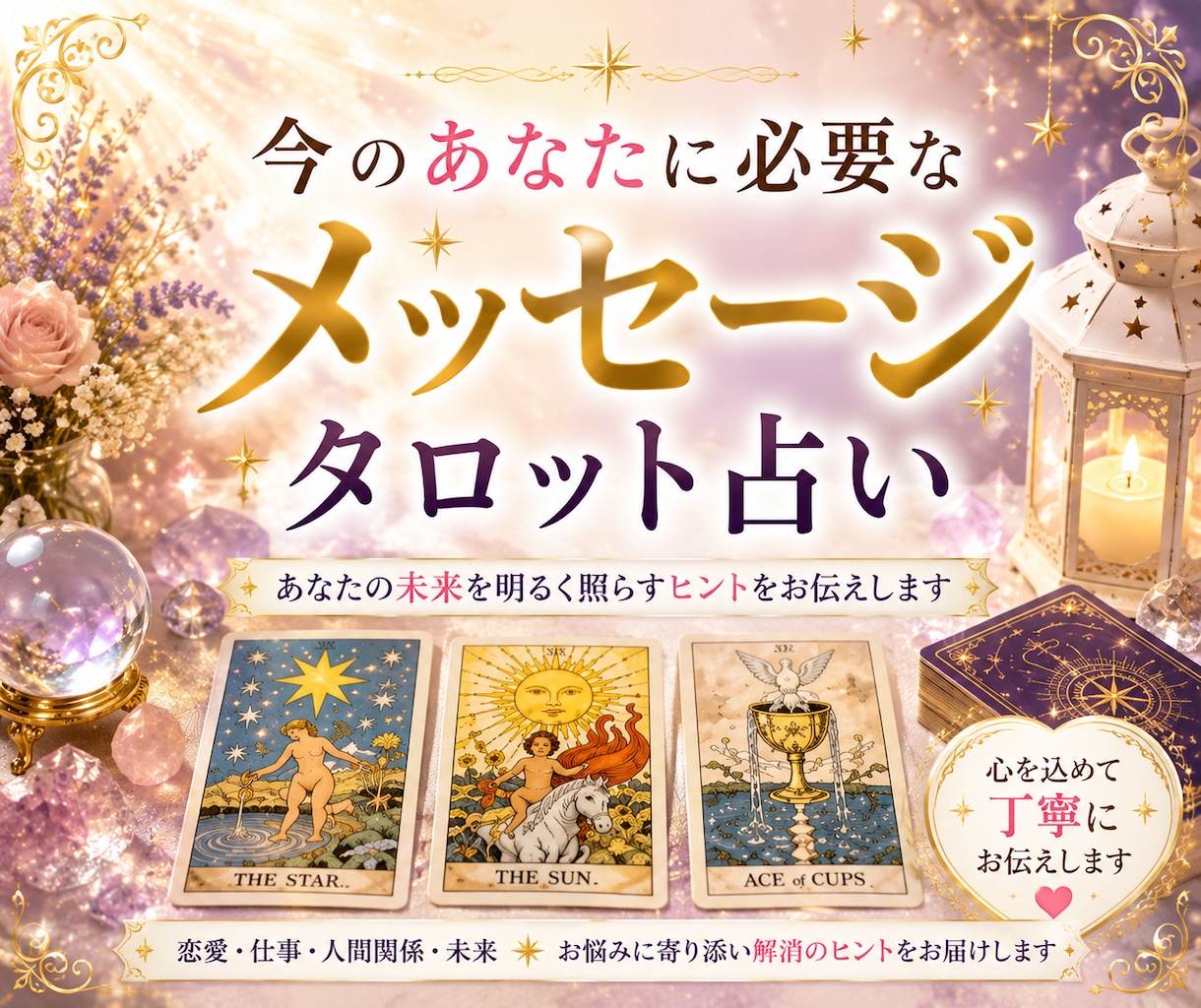 あなたへのメッセージをお伝えします 話しているうちに気持ちが整理される イメージ1