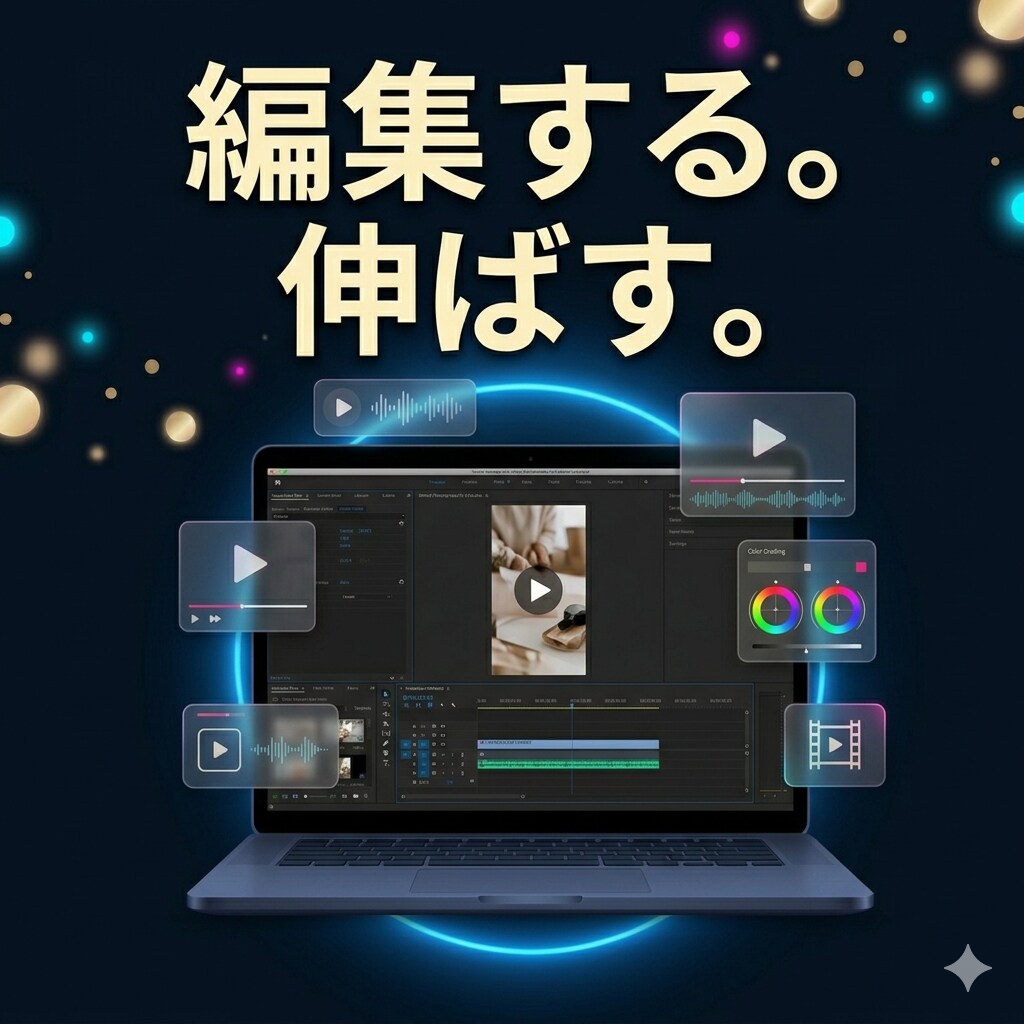 プレミアプロの完全初心者向け1on1レッスンします ショート動画専門のプロが、初心者を0から丁寧にサポート！ イメージ1