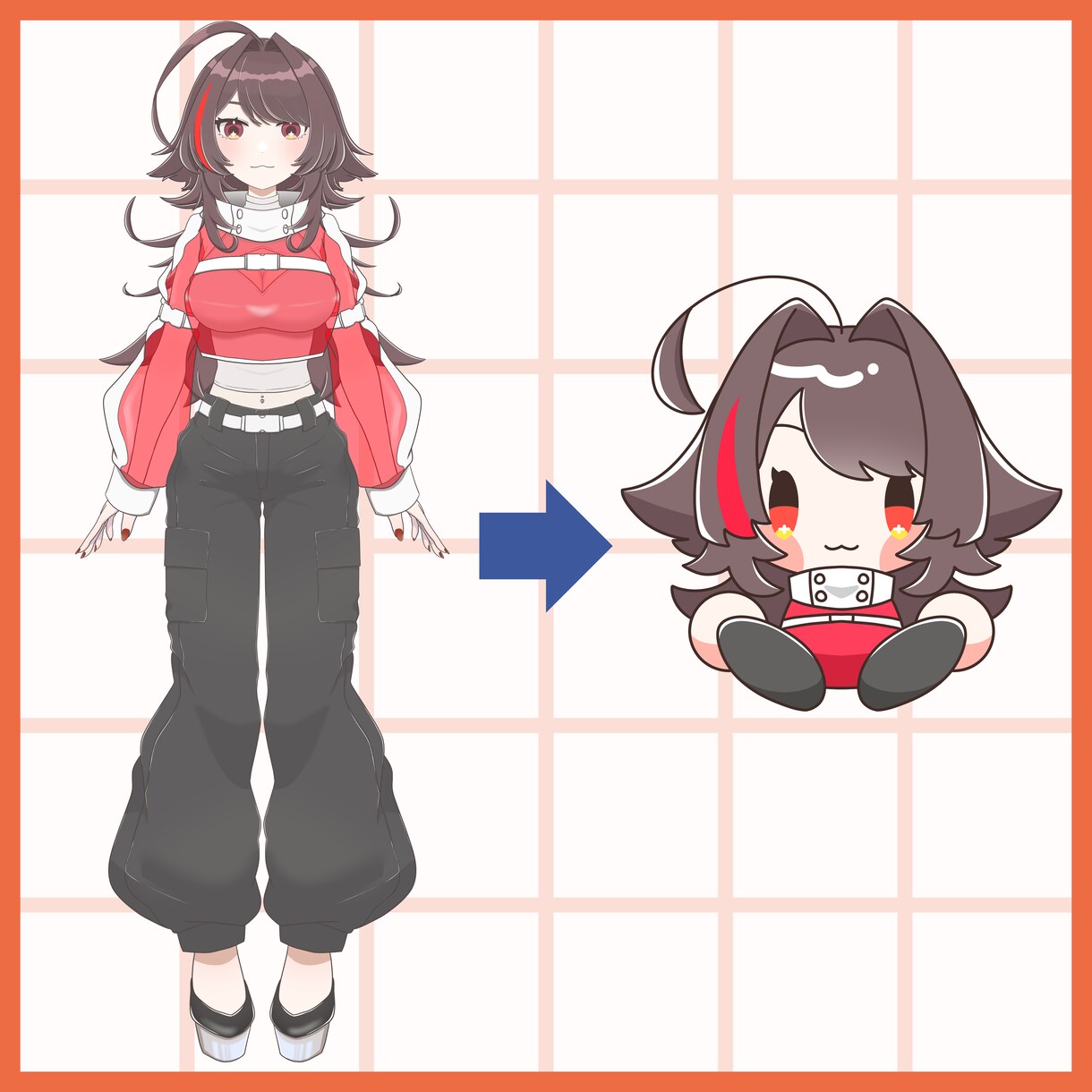 Live2Dちびキャラ制作します はじめの一歩をお手伝いします！ イメージ4