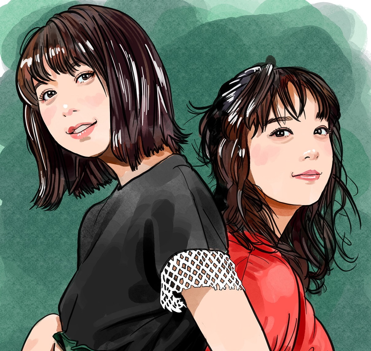 さまざまなタッチで綺麗な似顔絵を描きます ほどよくリアル・ほどよくデフォルメで色々な用途に使えます イメージ10
