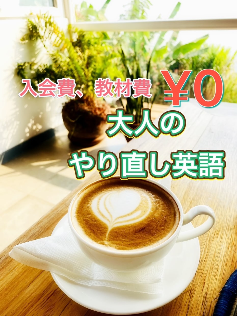 目から鱗！初心者向け英会話レッスンします 【初回限定価格】どんどん上達♬気軽に英語でお喋りしましょう！ イメージ1