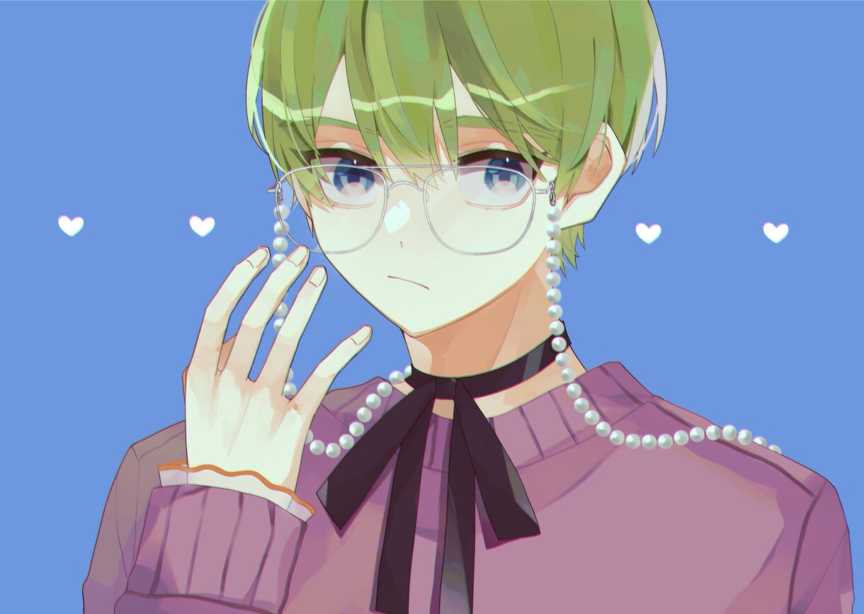 SNS等のアイコンイラストを作成します かわいくて透明感のあるイラストが得意です イメージ1