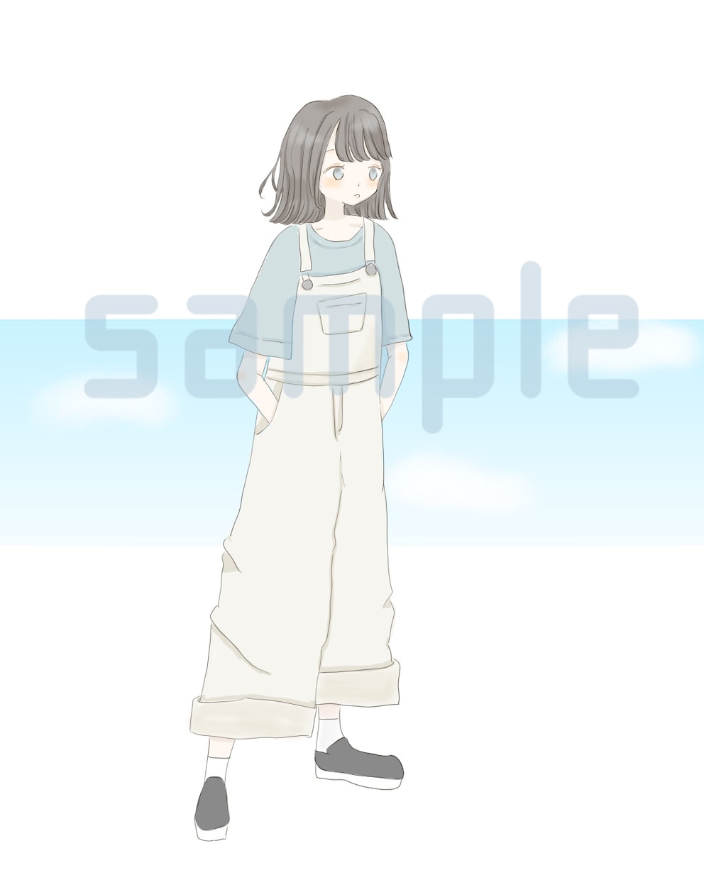 ほんわか可愛いイラストをお届けします SNSのアイコンや挿絵に！細かい要望も承ります( ¨̮ ) イメージ2