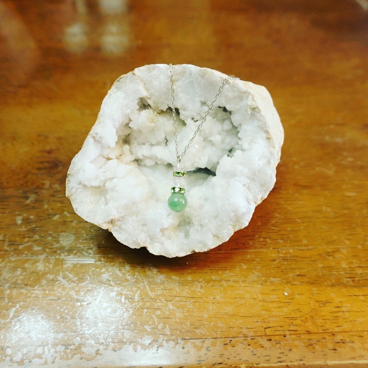 天然石アクセサリーつくります 天然石ネックレスをハンドメイドしました イメージ1