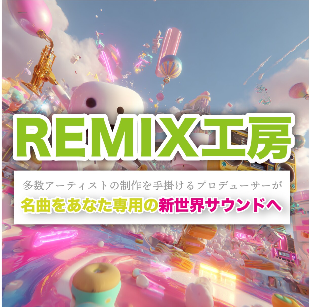あなたの推し曲をプロDJが新世界REMIXします 原曲の魅力を残しつつ、新解釈で再構築します。 イメージ10