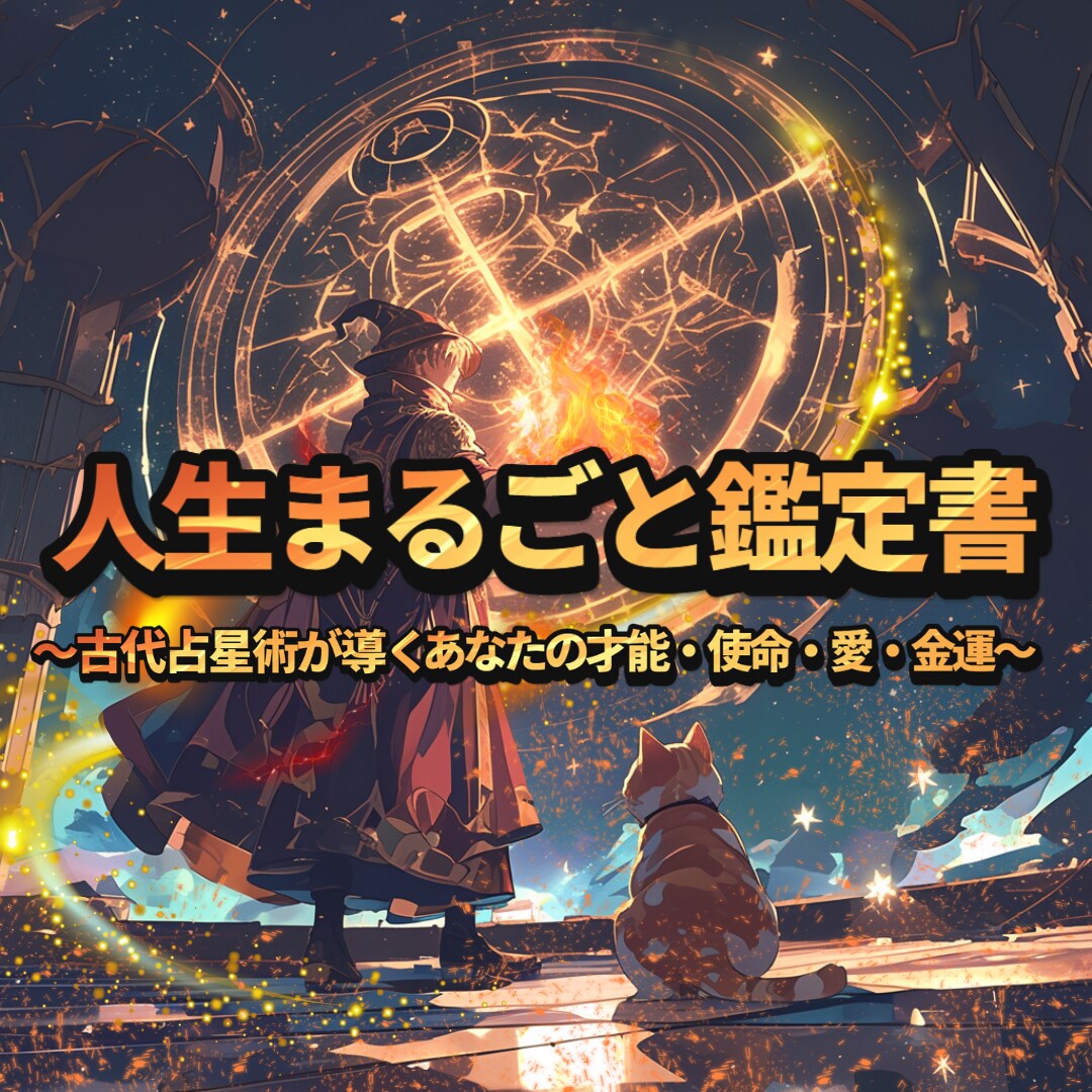 古代占星術ホロスコープであなた本来の力を鑑定します 星と紅蓮の水晶が導く運命の鑑定であなたの可能性を広げます イメージ1