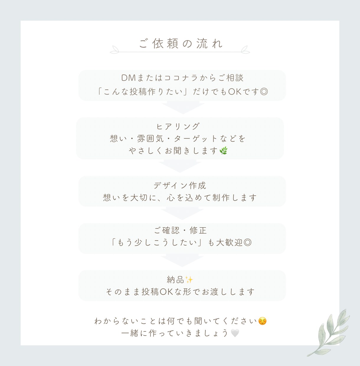 想いをやさしくカタチに｜インスタ投稿画像作ります インスタ投稿デザイン作成｜修正2回無料｜丁寧対応｜丸投げOK イメージ5