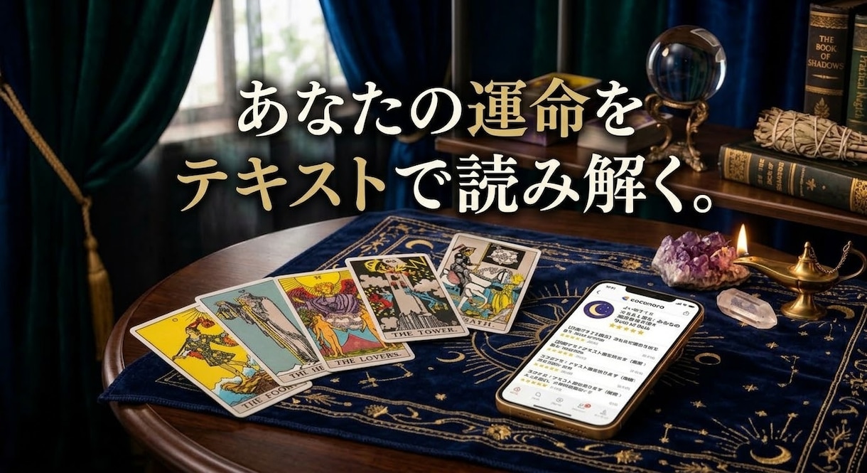 心がスッと軽くなる★丁寧なタロット鑑定⁠します 『あなたの「これから」を照らすメッセージ』 イメージ1
