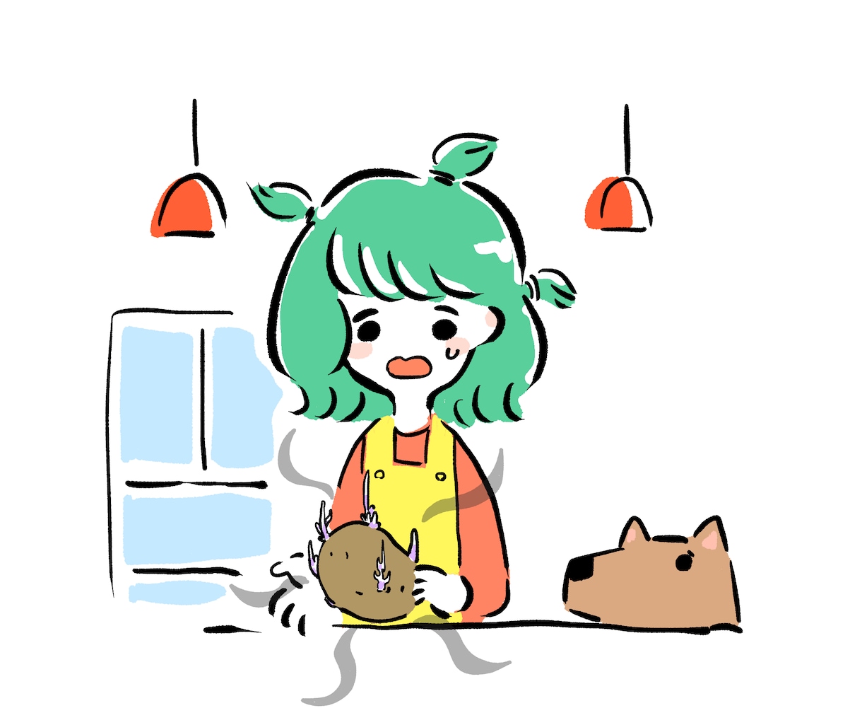 シンプル可愛いイラスト制作します カットイラストや似顔絵などシンプル可愛いイラストです イメージ5