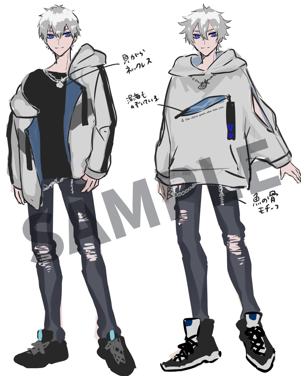 Vtuberのモデルご用意いたします 立ち絵からモデリングまでお任せください！ イメージ4