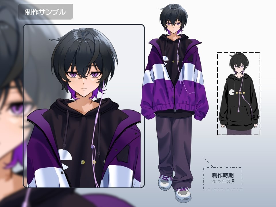 IRIAMで使える立ち絵を制作します キャラクターデザイン／立ち絵／Live2D可／企業実績あり イメージ2