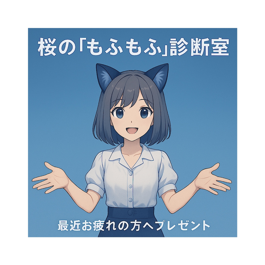 桜の「もふもふ診断室」をします あなたを動物に例えると？そんなキャッチーな視点で強みを分析 イメージ2