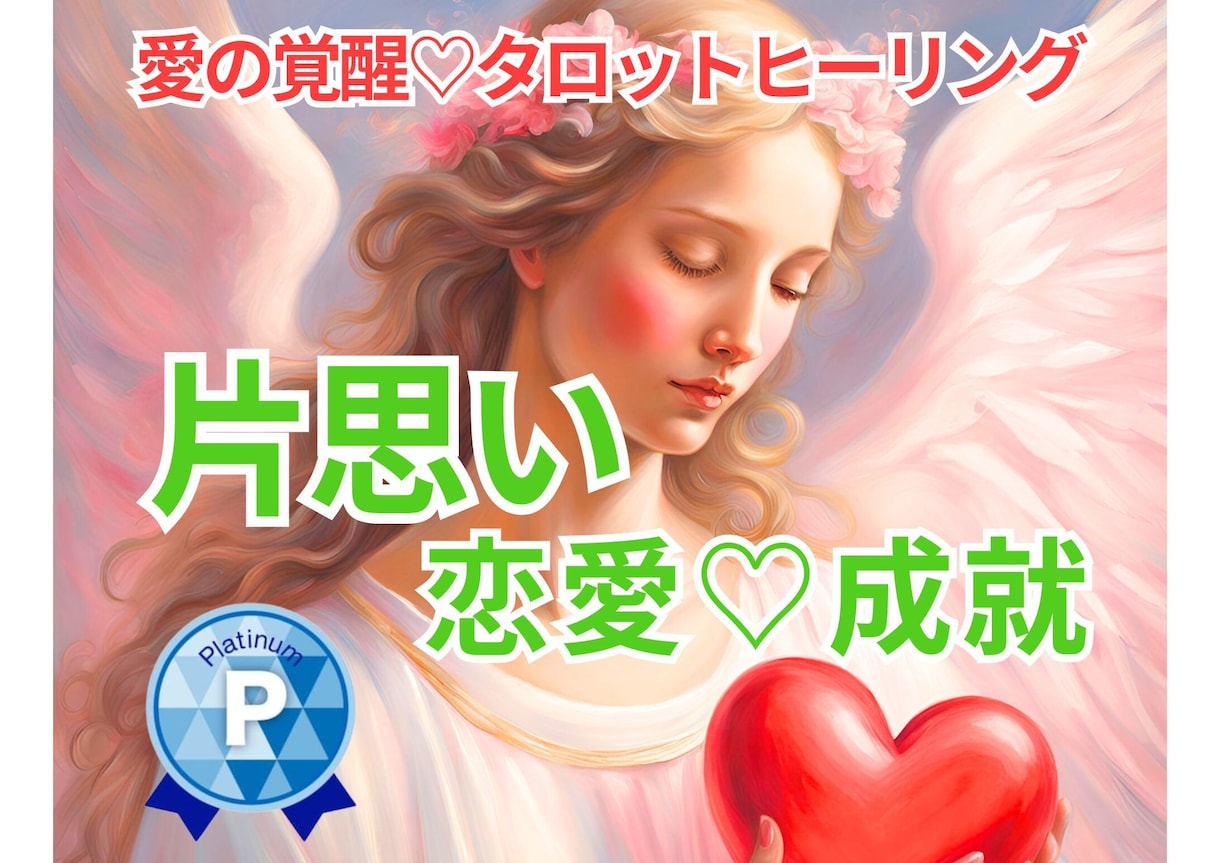 愛の覚醒♡タロットヒーリング【片思い】占います タロット占いヒーリング♡両思いになる♡恋愛成就ヒーリング付き イメージ1