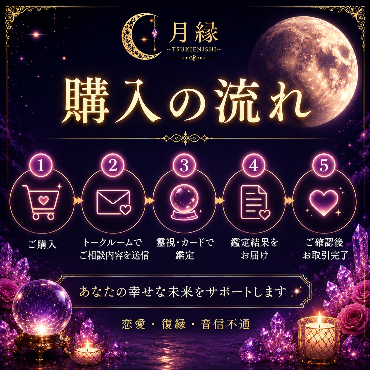 彼の気持ちを霊視します 見えない彼の本音を読み解き幸せな未来への道筋をお伝えします。 イメージ5