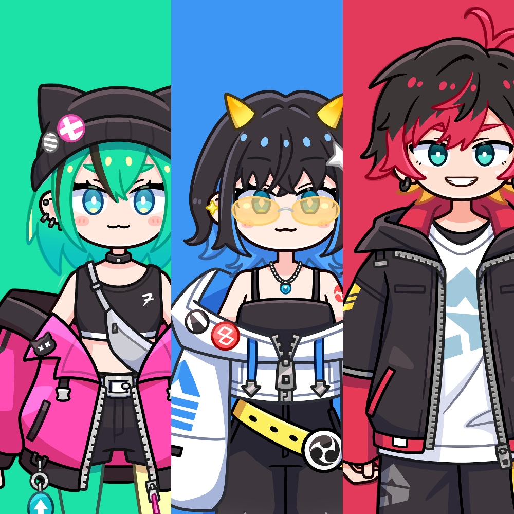 ポップなVTuberモデル作成します イラスト＋モデリングのセットです！ イメージ5