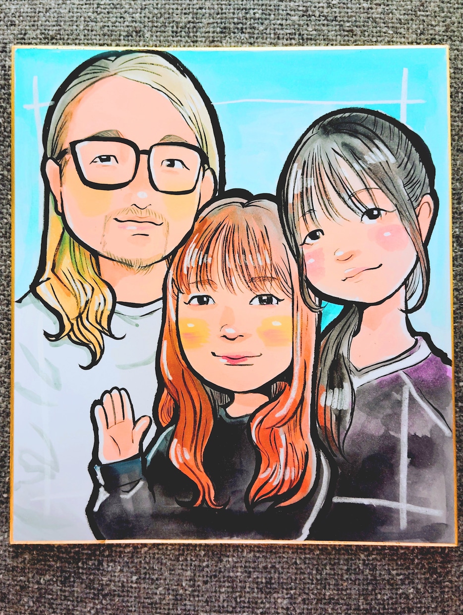 温かな直筆色紙をご自宅へ郵送します 世界に一枚！手描きの特別感と、手元に届くワクワク感を演出 イメージ8