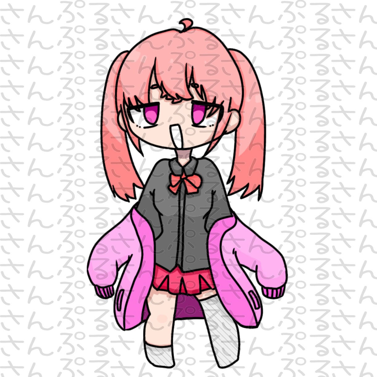 もっちり可愛い✩全身デフォルメイラストお描きします 2頭身のかわいい全身デフォルメキャラです！アイコンにも最適！ イメージ8