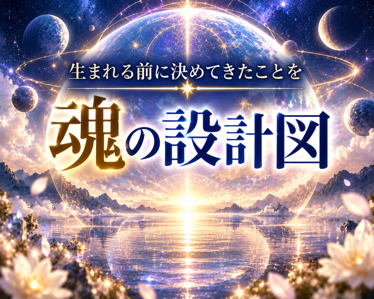 魂の設計図　生まれる前に決めてきた事お伝えします すべての経験には設計図がある。その真意を知るときが来ました イメージ1