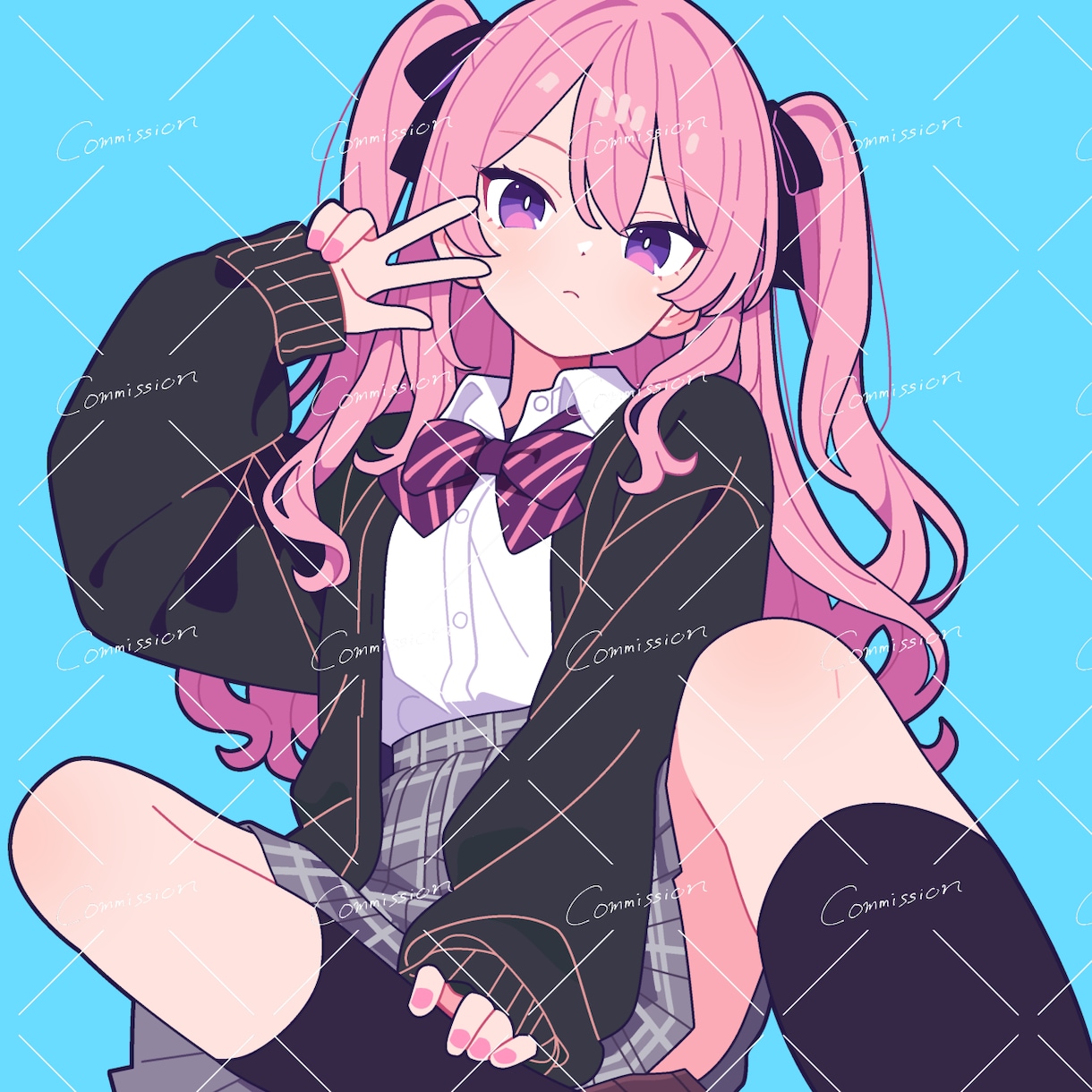 POPで可愛い雰囲気のイラスト制作します SNS・Vtuber向けに魅力的なイラストをご提供 イメージ3