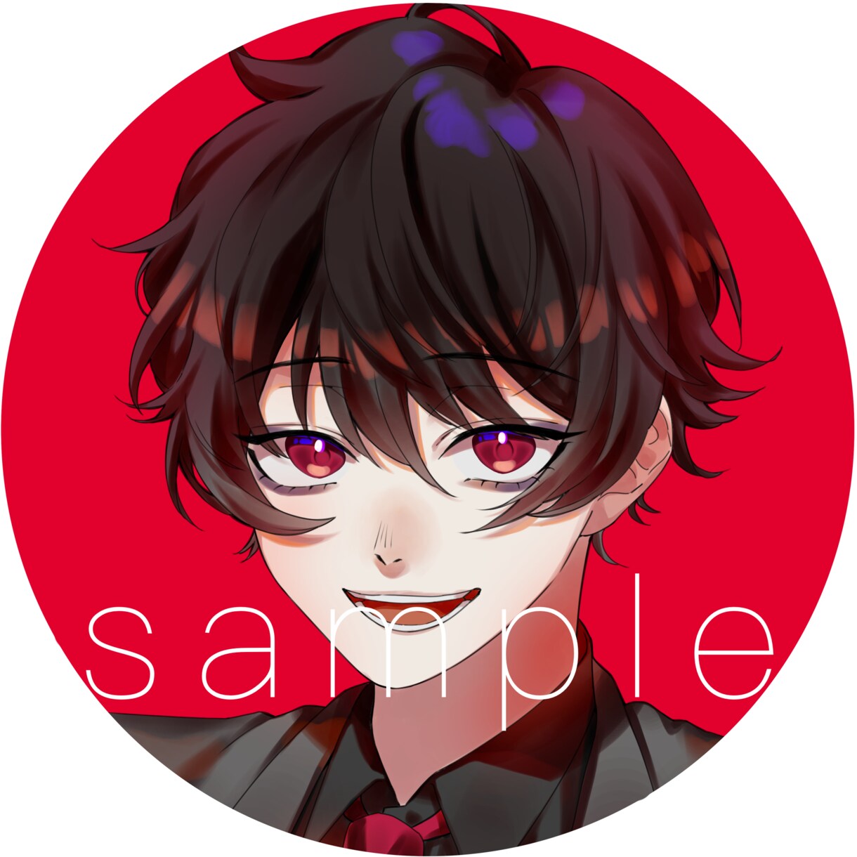 表情豊かなあなただけのアイコンをお描きします 納得がいくまでラフ修正何度でも無料！丁寧に仕上げます！ イメージ2
