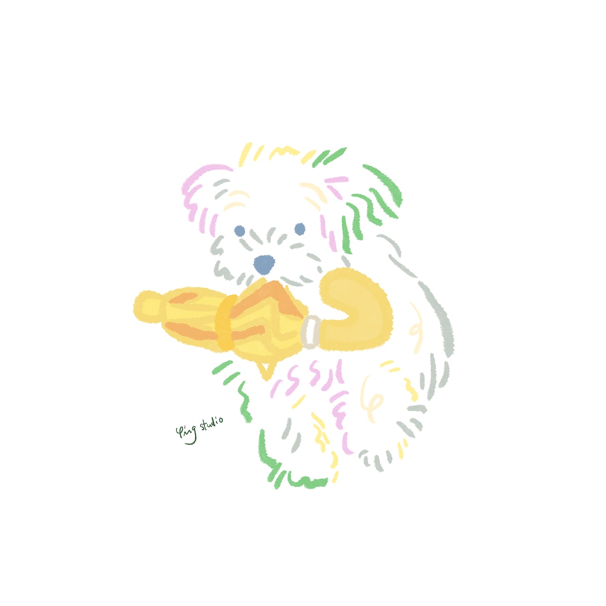 カラフルなペット描いてます オリジナルうちの子イラストどうですか？ イメージ8