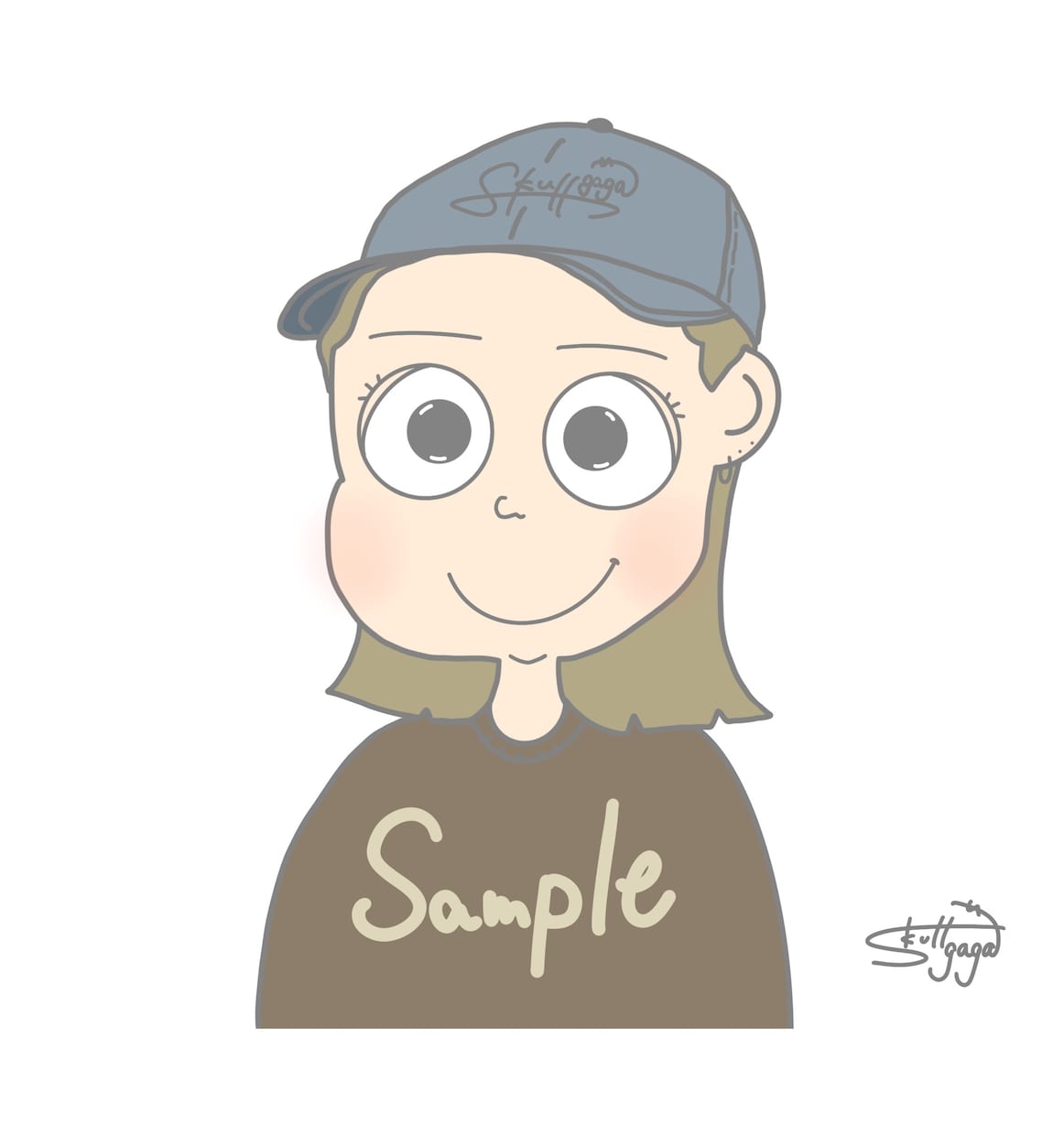 アイコン用イラストや似顔絵を描かせていただきます SNS用アイコンを作りたい、写真をイラストにしたい方へ！！★ イメージ2