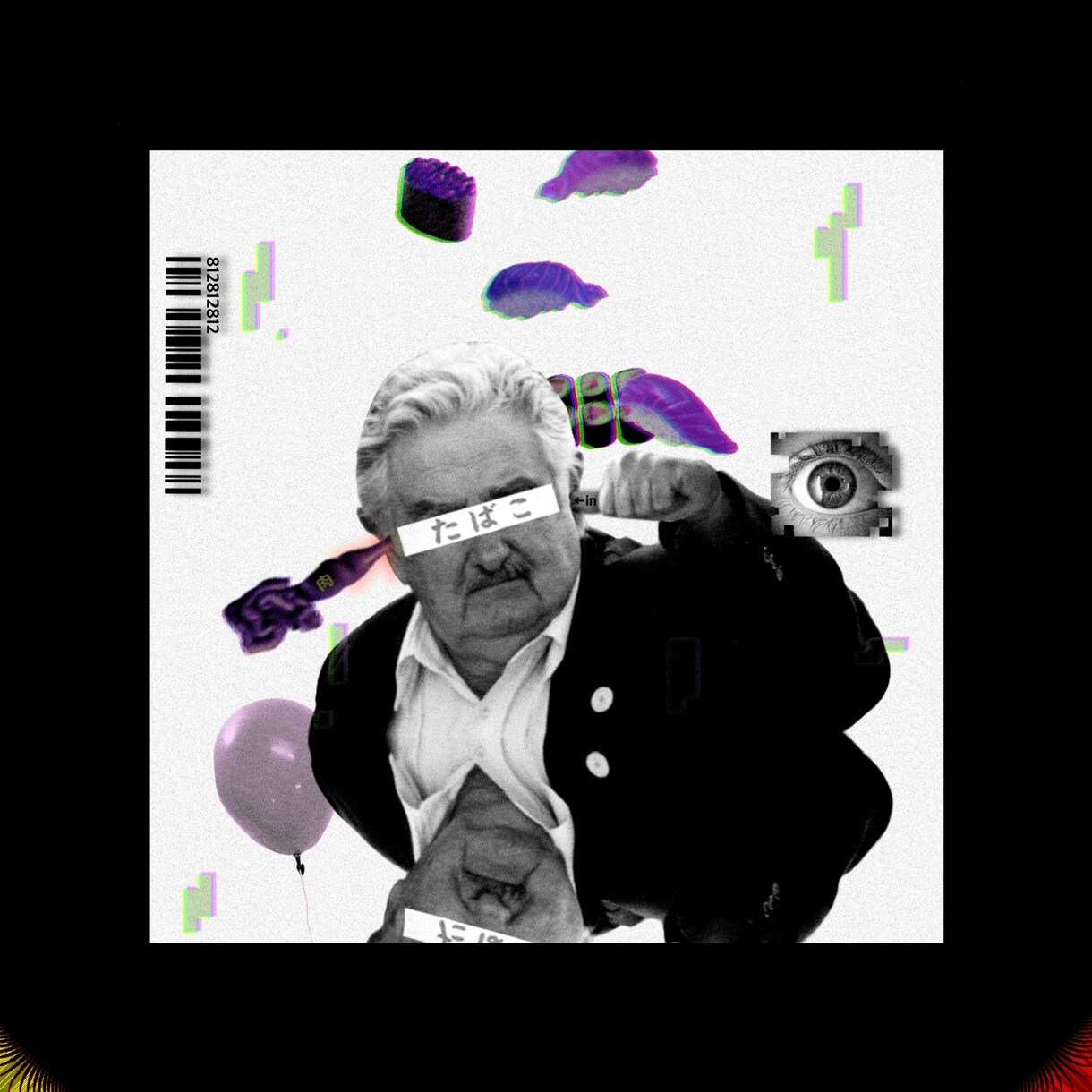 グロい！？音楽配信用のジャケット制作致します 曲をリリースしたいけどジャケットデザインがない、そんな貴方に イメージ3