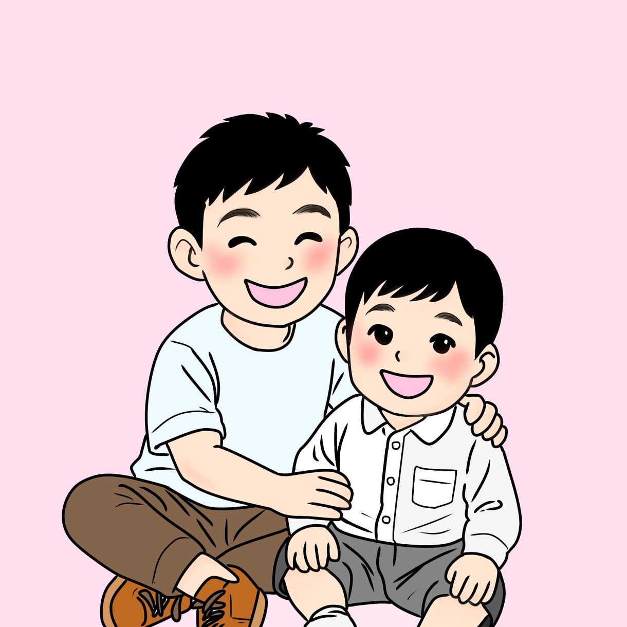 大切な記念日などのイラスト承ります 似顔絵を依頼してみませんか?? イメージ1