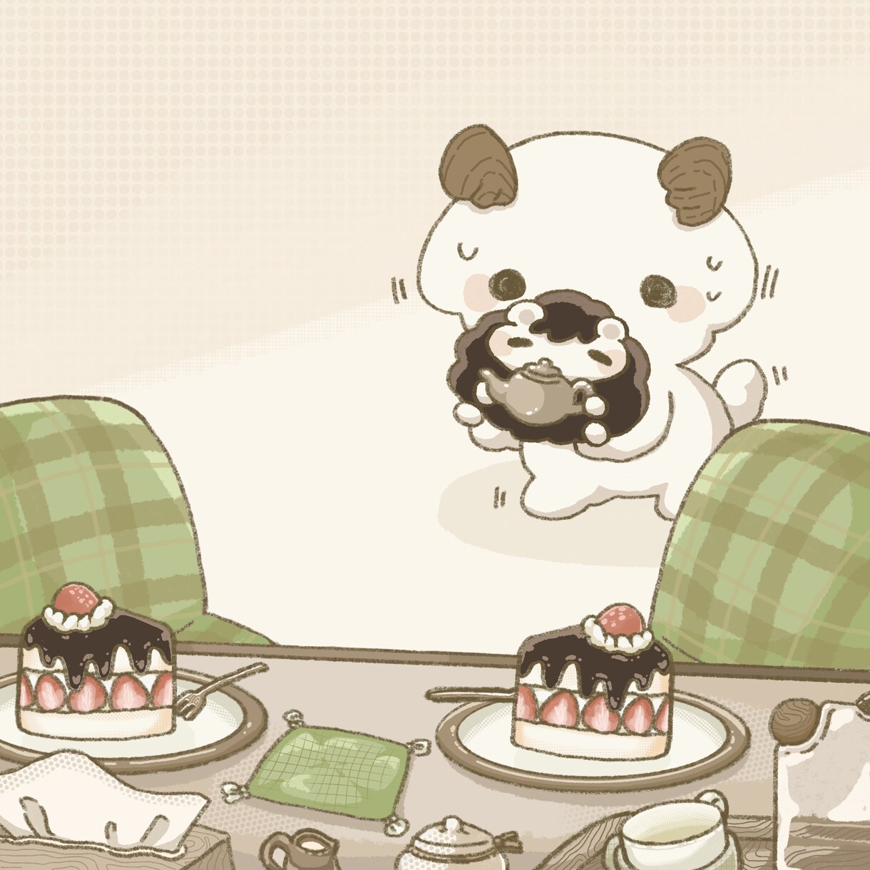 ゆるっとかわいいどうぶつのイラストを描きます ゆるふわでかわいいイラストをお求めの方へ イメージ4