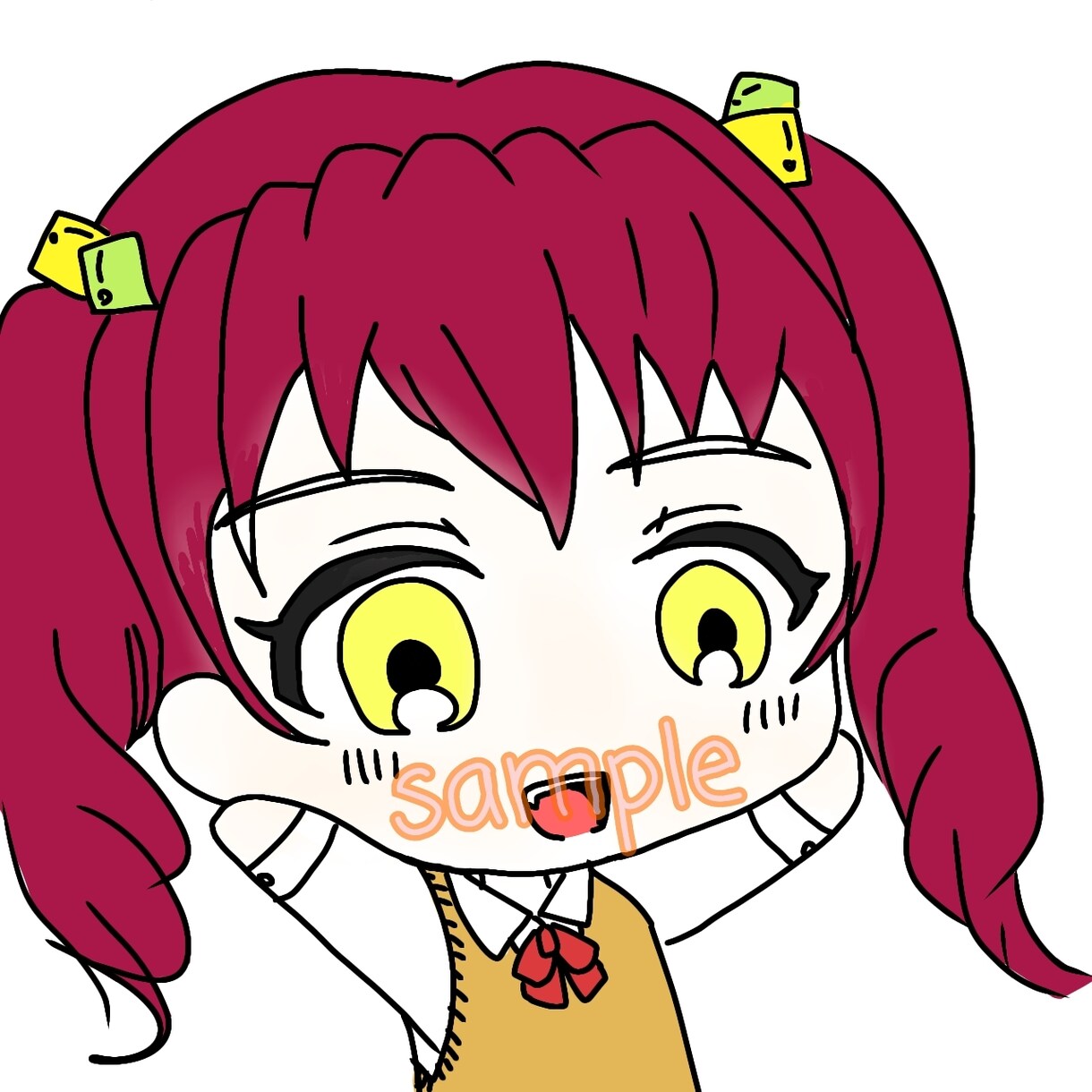 商用利用可！オリキャラ、ちびキャラで可愛く描きます SNSのアイコン、配信アプリでの返礼品として！ イメージ1