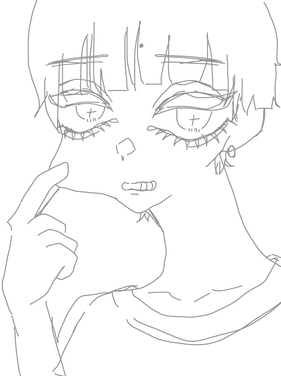 好きなキャラクターを独特な絵柄で書きあげます 貴方の推しキャラを独特の色使いや絵柄で書きあげます._. イメージ4