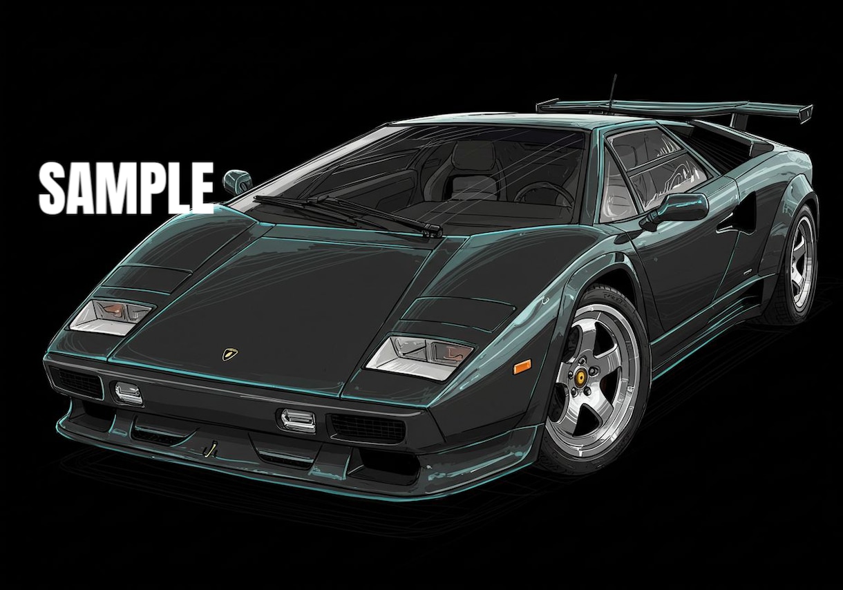 あなたのクルマ愛をカタチに。心を込めて描きます F1マシンやスーパーカーも心に届く一枚に イメージ1