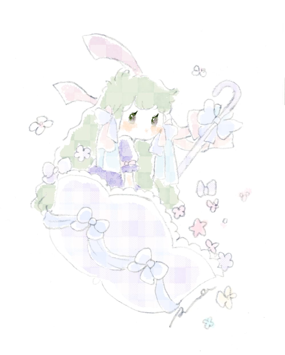 ほんわか可愛いイラスト描きます 独特のタッチでやわらかなミニキャラや小物を描きます イメージ2