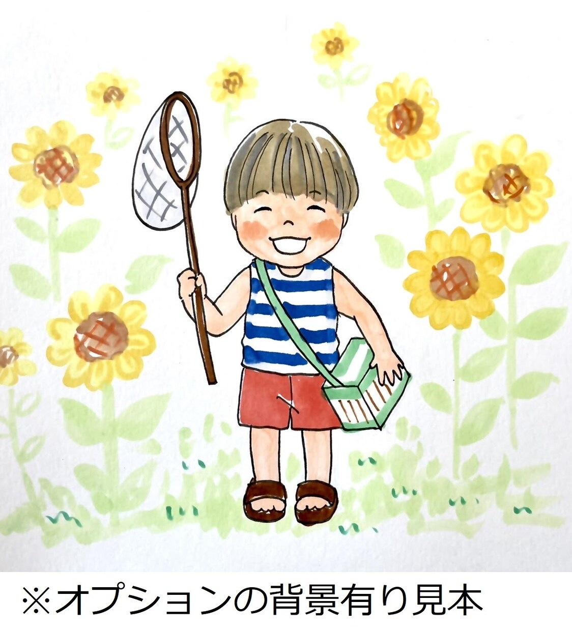 小さい子供のイラスト描きます イラレ・フォトショ・手描きコピックどれでもOKです イメージ8