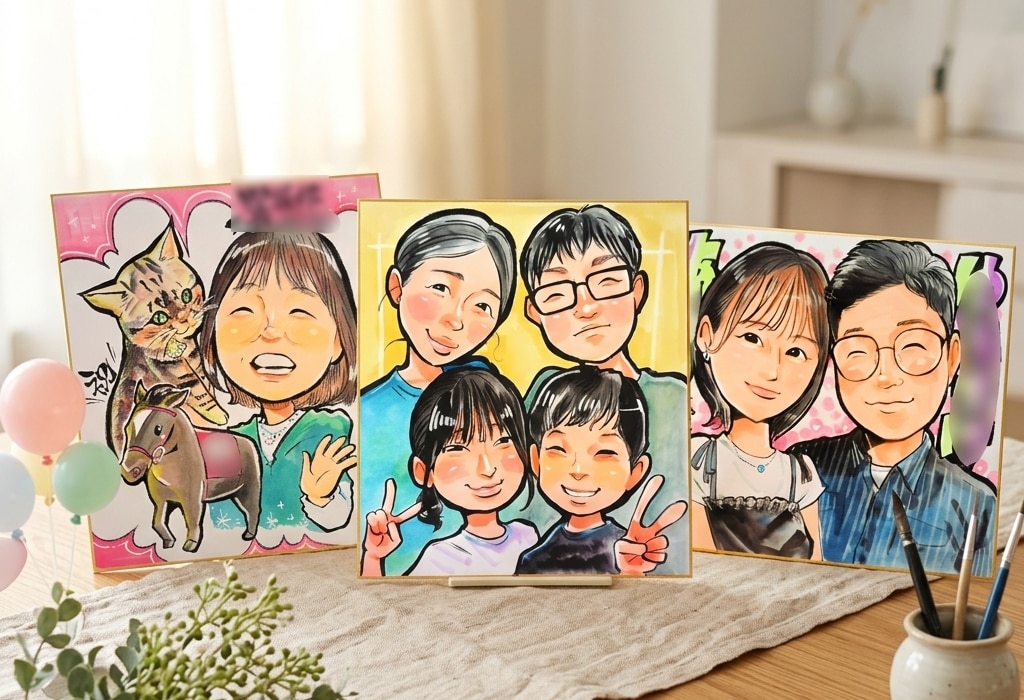温かな直筆色紙をご自宅へ郵送します 世界に一枚！手描きの特別感と、手元に届くワクワク感を演出 イメージ4