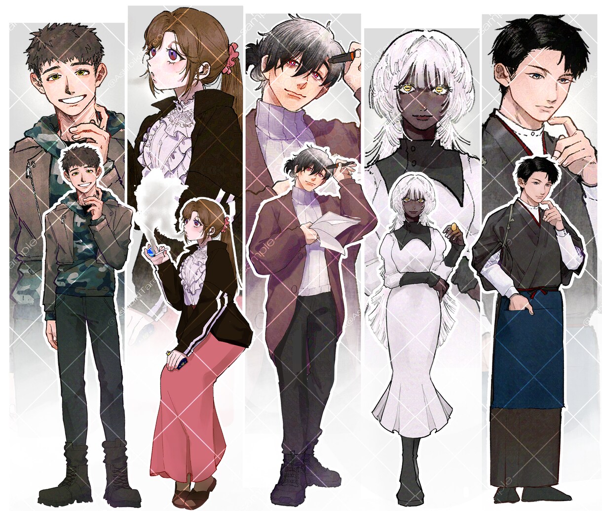 TRPG等の立ち絵、承ります 一目で"らしい"と思える立ち絵を作ります イメージ4