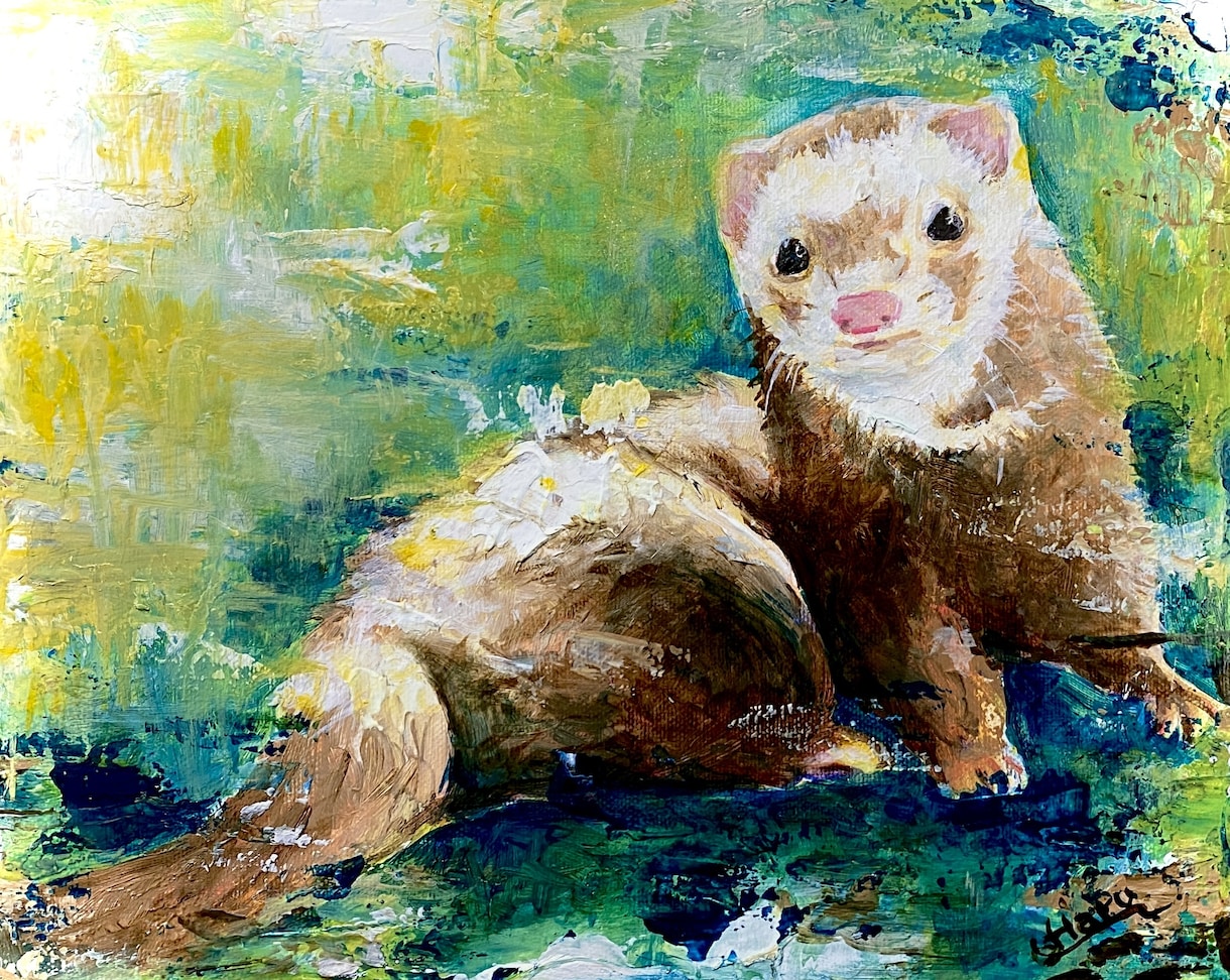 ペットの似顔絵を油絵で描きます 犬や猫など何でもOK!高級感のある油絵で記念に残しませんか？ イメージ8