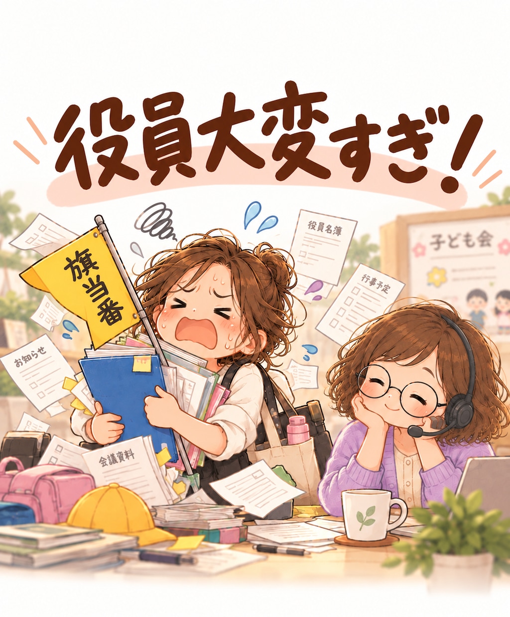 子ども会の人間関係・役員のモヤモヤ整理します 誰に話せばいいか分からない、その話聞きます。 イメージ1