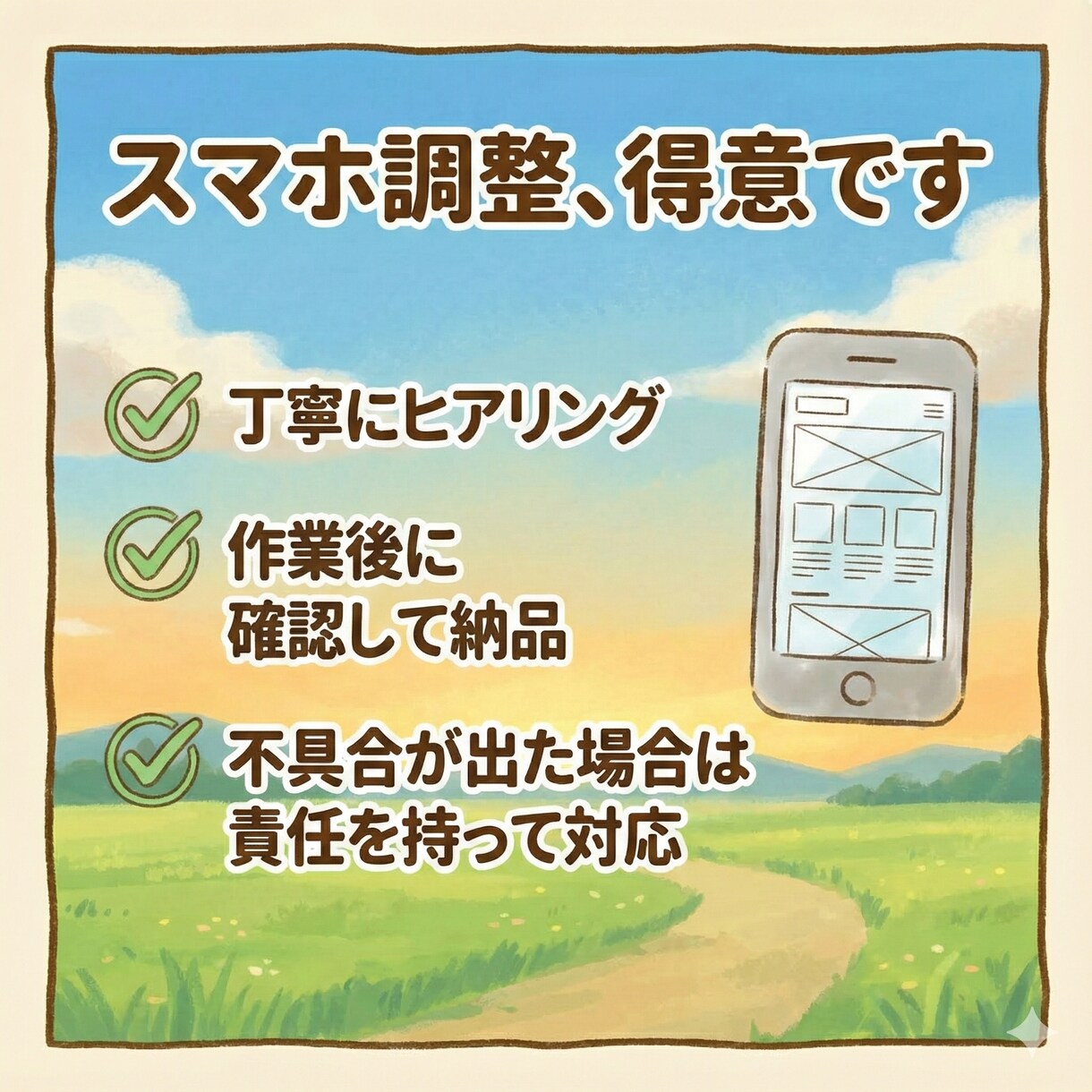 5名限定 ・HTML・CSSの修正・調整代行します 1箇所まで対応！現役Web制作者が崩れや記述ミスを即修正 イメージ5